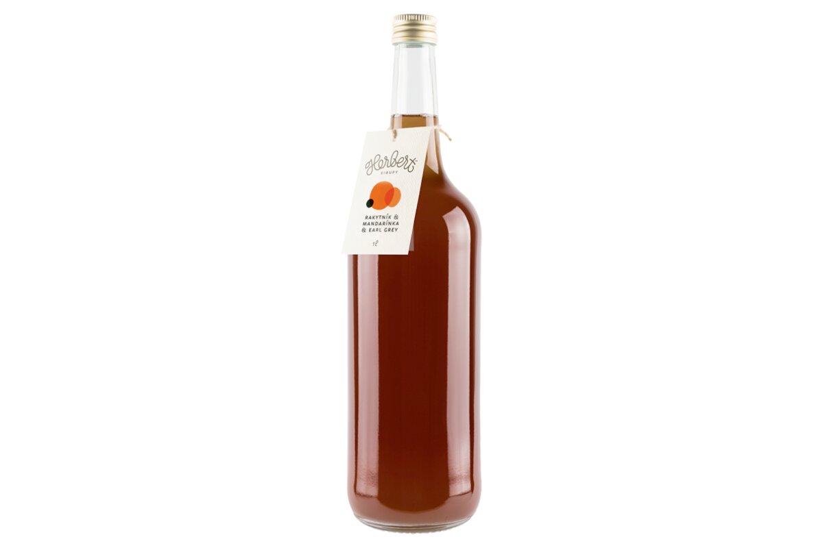 Sirup Rakytník & Mandarinka & Early Grey 1 l Herbert